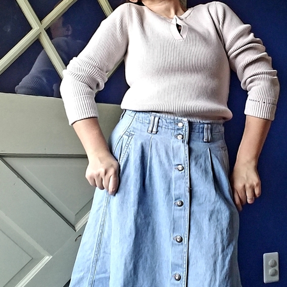 Vintage Tommy Hilfiger Cream Sweater – Preppy Knit – S/P - Picture 3 of 10